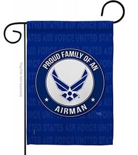 Breeze Decor Proud Family Airman Garden Flag Armed Air Force USAF United State A