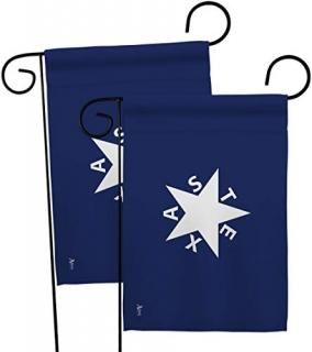 Americana Home & Garden Zavala De Lorenzo Texas Garden Flag 2pcs Pack Patriotic 
