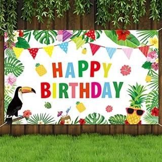 Hawaiian Luau Birthday Party Decorations Supplies Hawaiian Party Backdrop Luau P