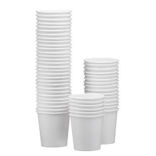 50 8oz White Paper Cups by NYHI