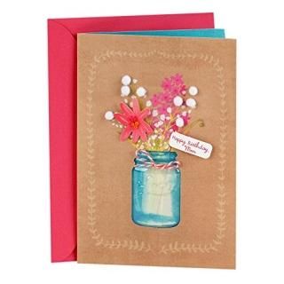 Flowers - Hallmark Signature Birthday Greeting Card for Mom Flowers