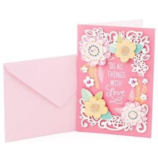Scattered Flowers - Hallmark Signature Birthday Greeting Card