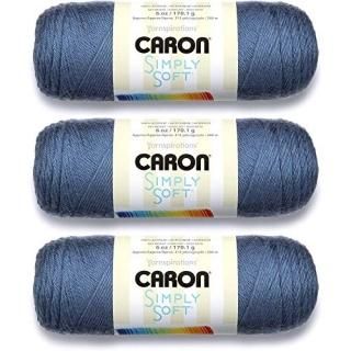 Caron Simply Soft Yarn Solids 3-Pack Country Blue H97003-9710