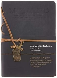 Black - Man of God - Divinity Boutique Journal Man of God with Black Cross Charm