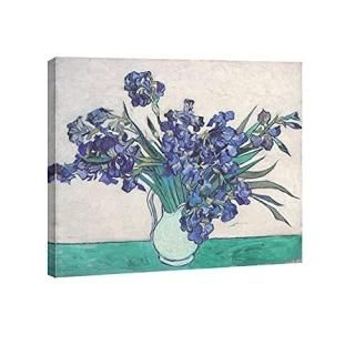 16x12inch40x30cm - Wieco Art - Irises by Vincent Van Gogh Oil Paintings Reproduc