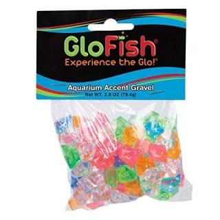 GloFish Accent Gravel for Aquarium Multicolored Gems by GloFish