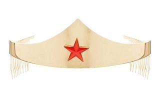 DC Comics Wonder Woman Golden Tiara with Red Gem Star