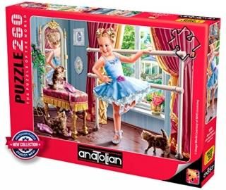 Anatolian Puzzle - Little Ballet Dancer - 260 Piece Jigsaw Puzzle #3333 Multicol