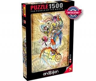 Anatolian Puzzle - Circassian Girl Traveling The World - 1500 Piece Jigsaw Puzzl
