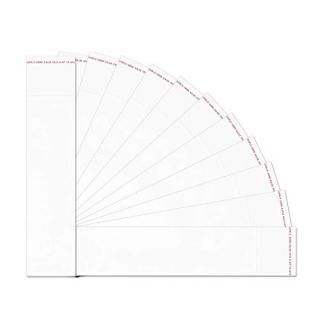 100pcs 2x8'' Clear Resealable Cellophane Bags Long Adhesive Cello Bags 1mil Self