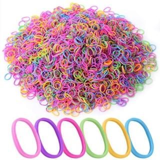 Mr. Pen- Hair Rubber Bands 2400 Pack Assorted Color Colorful Rubber Bands for Ha