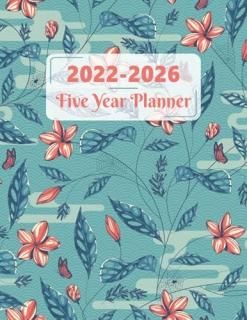 2022-2026 Five Year Planner At a Glance 60 Months Calendar Planner with US Holid