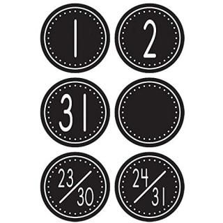 Black/White Crazy Circles Calendar