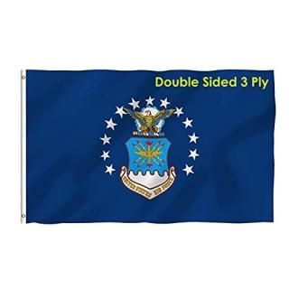 Air Force US Military Flag Double Sided 3x5 Outdoor- United States USAF Military