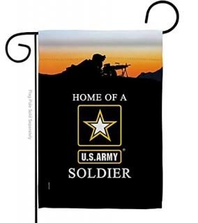 US MILITARY Army Soldier House Flag Armed Forces Rangers Official Licensed Unite