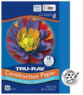 ȥ륥쥤Tru-Ray Construction Paper 9X12 Blue 50 Sheets 103022 