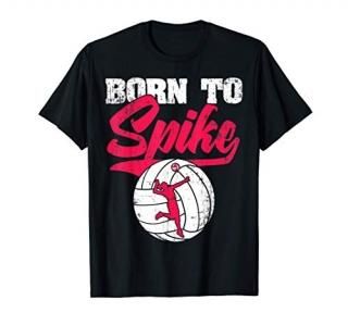 Volleyball Sport Spike Set Net Block Design Beachvolleyball T-Shirt