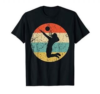 Volleyball Shirt - Vintage Retro Volleyball Player T-Shirt