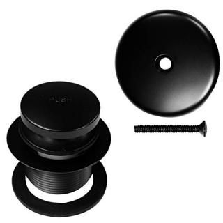 Westbrass D93-62 Tip Toe Trim Set Matte Black