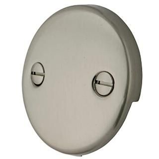 Kingston Brass DTT108 Kingston Brass DTT108 Bath Tub Overflow Plate&#44; Satin N
