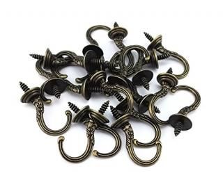 Yueton 20pcs Vintage Carving screw-inŷեååץեåϥ󥬡