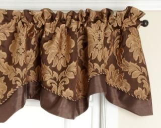Cafe Darby Layered - Renaissance Home Fashion Darby Layered Scalloped Valance wi