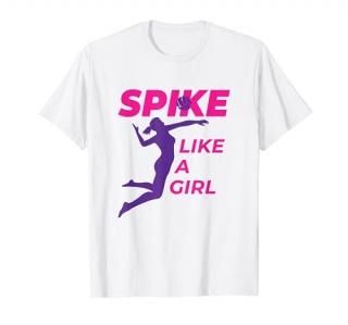 Girls Volleyball Player Beach Indoor Spike Team Coach Teens T-Shirt