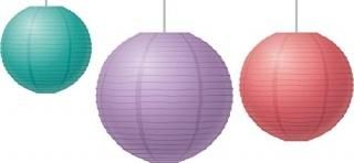 Shabby Chic Paper Lanterns