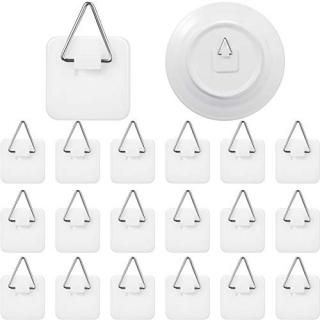 Sawysine Invisible Adhesive Plate Hanger Vertical Plate Holders for Plate Pictur