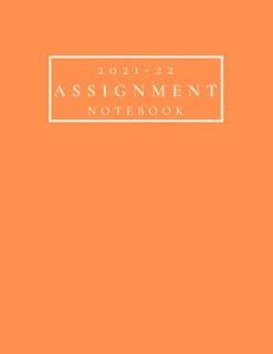 Assignment Notebook 2021-2022 Daily School Assignment Planner  Homeschool Planne