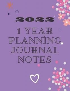 2022 1 Year Planning Journal Notes monthly planner notebook 2022 for everyone - 