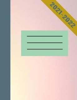 Notebook Matte Light Pink Notebook 2021-2022. Size 8.5 x 11 inches 140 Ruled Pap