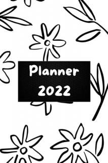 2022 Planner Monthly and Weekly Small Planner with Flowers Motivation Planner / 