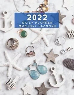Daily Planner + Monthly Planner Marine Life Theme  Fishing  Diary Planner