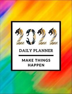 2022 Daily Planner Make Things Happen Mix Colorannual Planner For Tiger Year 202