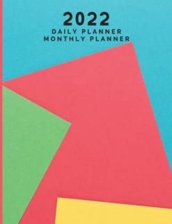Daily Planner + Monthly Planner Abstract Theme  Folded paper  Diary Planner