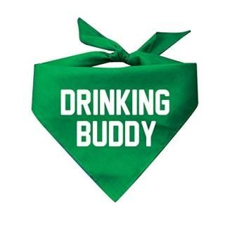 Drinking Buddy Dog Bandana Assorted Colors