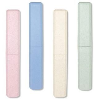 4 Packs Portable Travel Toothbrush Case Breathable Plastic Toothbrush Holder for