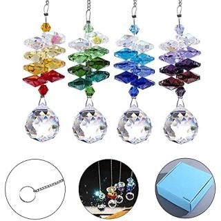 Crystal Sun Catcher Crystal Window Hanging Suncatcher Rainbow Maker 20mm Chandel