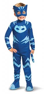 Disguise PJ Masks Catboy Costume Deluxe Kids Light Up Jumpsuit Outfit and Charac