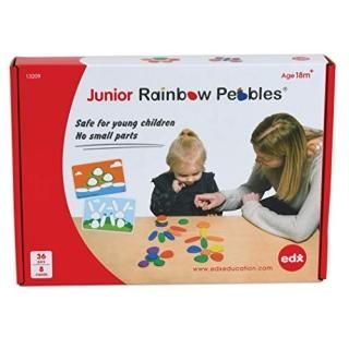 Rainbow Pebbles Activity Set - Junior - Ages 18M+ - Includes 16 Activity Cards -