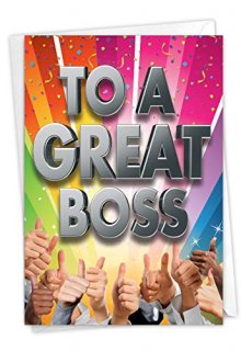 NobleWorks Great Boss - Boss Thank You ꡼ƥ󥰥 դ 4.63 x 6.75 쥤ܡ 