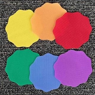 Really Good Stuff Carpet Mark-Its  Colorful 5 x 5 Carpet Spots  Keep Students 