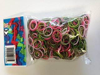 Official Rainbow Loom 600 Ct. Rubber Band Refill Pack PINK CAMOUFLAGE Includes C