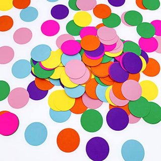 300pcs Rainbow Paper Confetti Birthday Party Decorations Table Confetti Biodegra