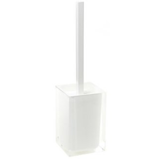 White - Gedy Rainbow Modern Toilet Brush Holder White