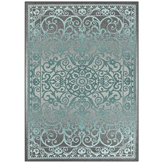Maples Rugs Area Rug - Pelham 5 x 7 Large Area Rugs Made in USA for Living Room 