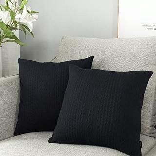Booque Valley Throw Pillow Covers Pack of 2 Super Soft Elegant Modern Embossed P
