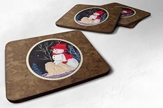 Caroline 's Treasures ss8644fc饵ץFoam Coasters  Set of 4?3.5? H x 3.5? W ޥ