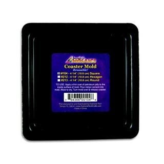 Jennifer's Mosaics Square Reusable Coaster Mold 4-1/4-Inch by Jennifer's Mosaics